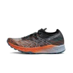 کتونی تریل رانینگ آسیکس Womens WMNS Fujispeed Black Orange Trail Running - Image 3