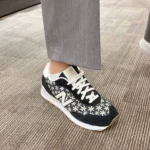کتونی نیوبالانس NEW BALANCE Women's 515 Black Sneakers - Image 3
