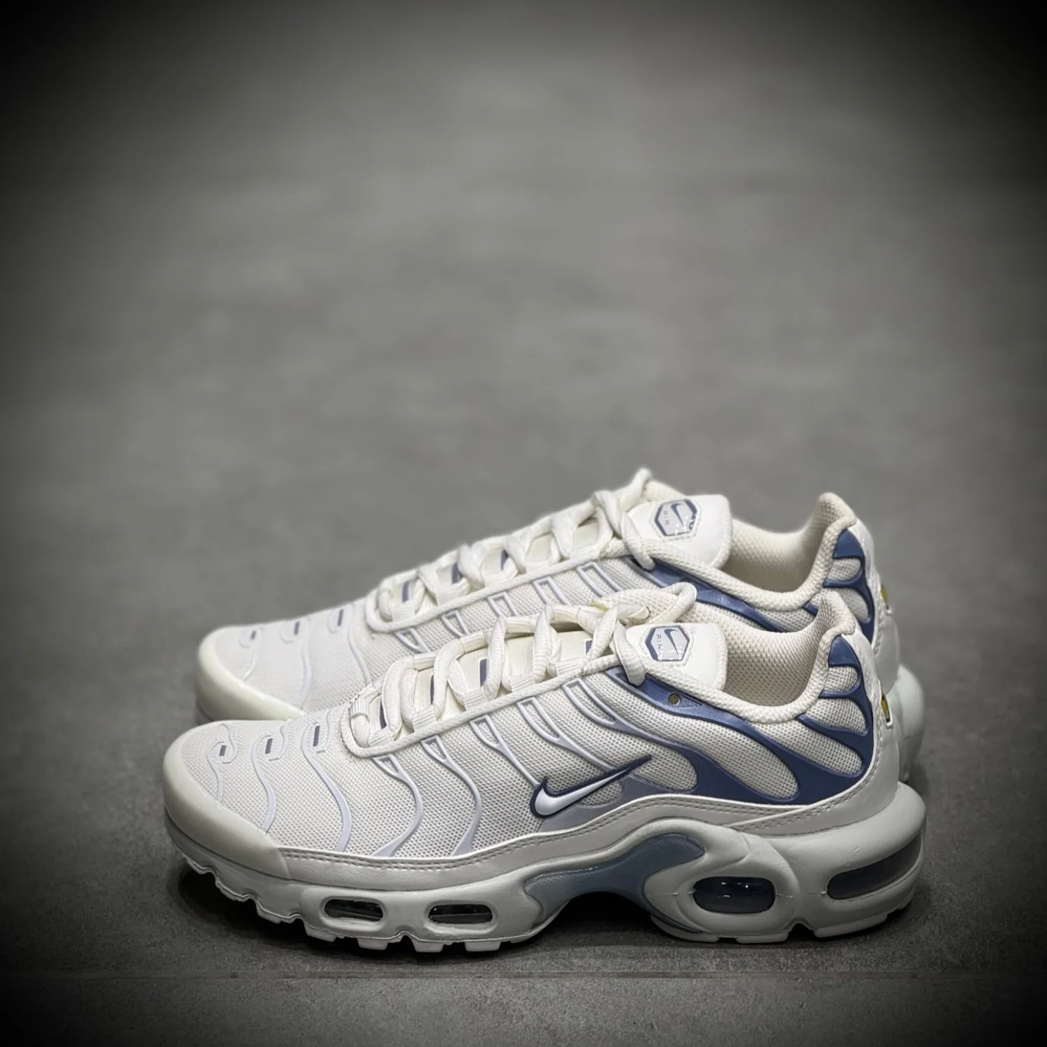 IMG_0731 کتونی پیاده روی نایک Nike Air Max Plus tn White Blue Ashen - Image 1